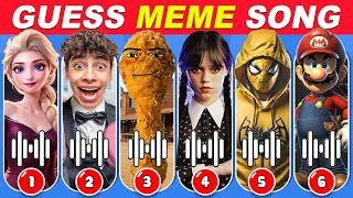 Guess Meme & Who's Singing🎤🎵🔥| Lay Lay, King Ferran, Salish Matter, Gegagedigedagedago, Spider-Man