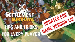 Tips and Tricks for Every Player (V1.0) - Settlement Survival