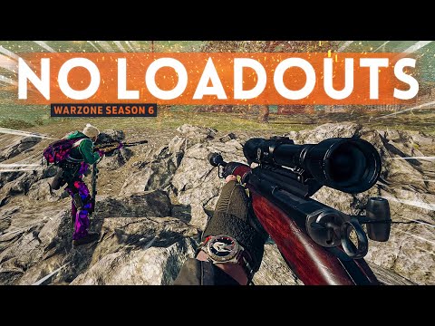 Winning Warzone almost without using a loadout!