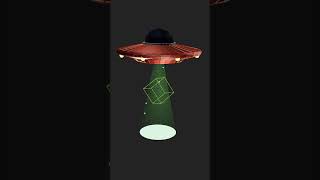 UFO Animation - Blender! #shorts #blender