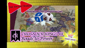 CK3 Timelapse | RANDOMISED BLACK DEATH & MONGOL INVASION |  NEW 1178 Start Date Roads to Power