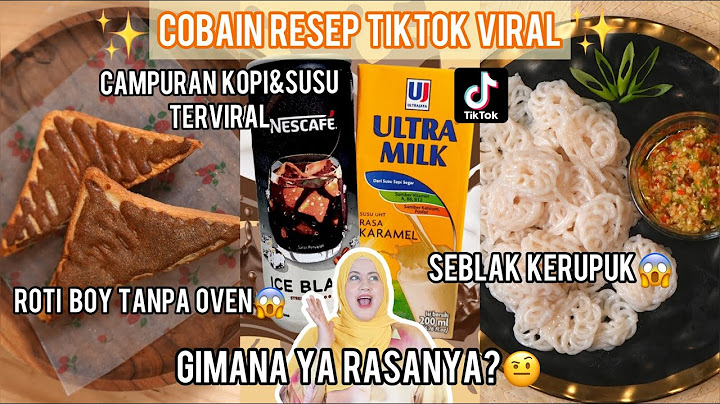 TASYI COBAIN RESEP TIKTOK VIRAL : EP 1 | GIMANA YA RASANYA??