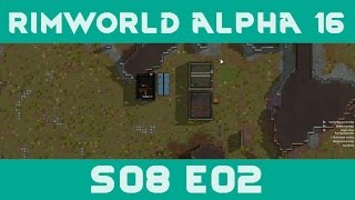 Der erste Überfall |S08|E02| - RimWorld Alpha 16 Biggest Colony Ever