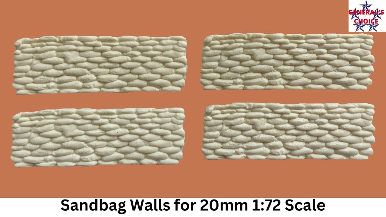 Sandbag Walls for 1/72 scale 20mm YouTube