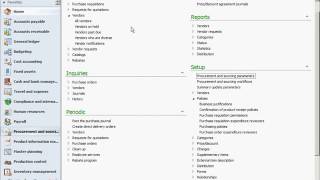 Procurement and Sourcing Process in AX 2012 R3