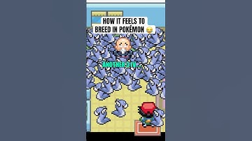How it feels to breed in Pokémon 😂 #pokemon #shorts