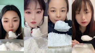 ASMR POWDERY SOFT ICE EATING | WHITE ICE EATING screenshot 2