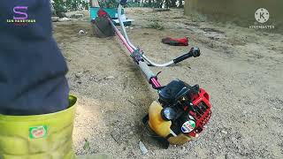 เช็คเครื่องตัดหญ้าก่อนใช้งานด้วยตัวเอง Check the mower before using it yourself.