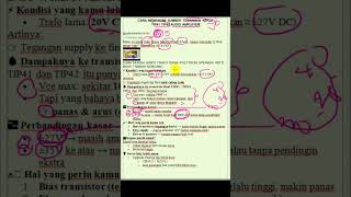 CARA MEMAHAMI SUMBER TEGANGAN KERJA TIP41 TIP42 AUDIO AMPLIFIER