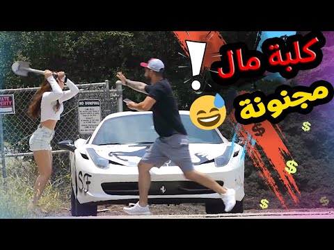 حاولت تحطيم سيارة الفيراري ... بعد أن ٱستهزأت به 😮🤑 | مقلب كلاب المال مترجم ( 19 )