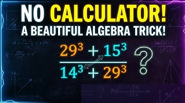 Math Olympiad Question | The "Elegant" way to solve Cube Fractions | Algebra Tricks