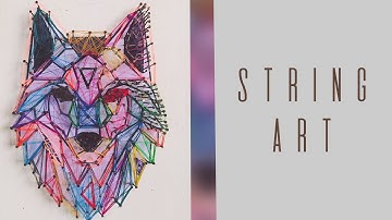 STRING ART | TIMELAPSE VIDEO