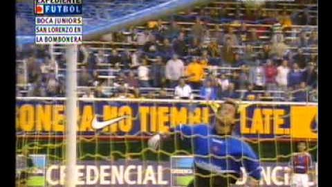boca 3 san lorenzo 0 clausura 1999.WMV