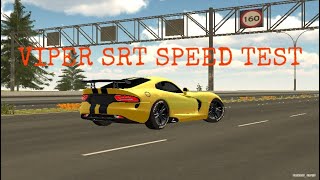 CAR PARKING MULTIPLAYER VIPER SRT SPEED TEST (STOCK ENGINE) screenshot 4
