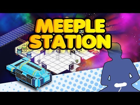 Meeple Station - I'm a Space God for Lego People - Let's Game It Out (First Look Gameplay)