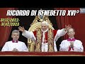 Ricordo di PAPA BENEDETTO XVI° nel I° anniversario della morte (31/12/2022-31/12/2023)