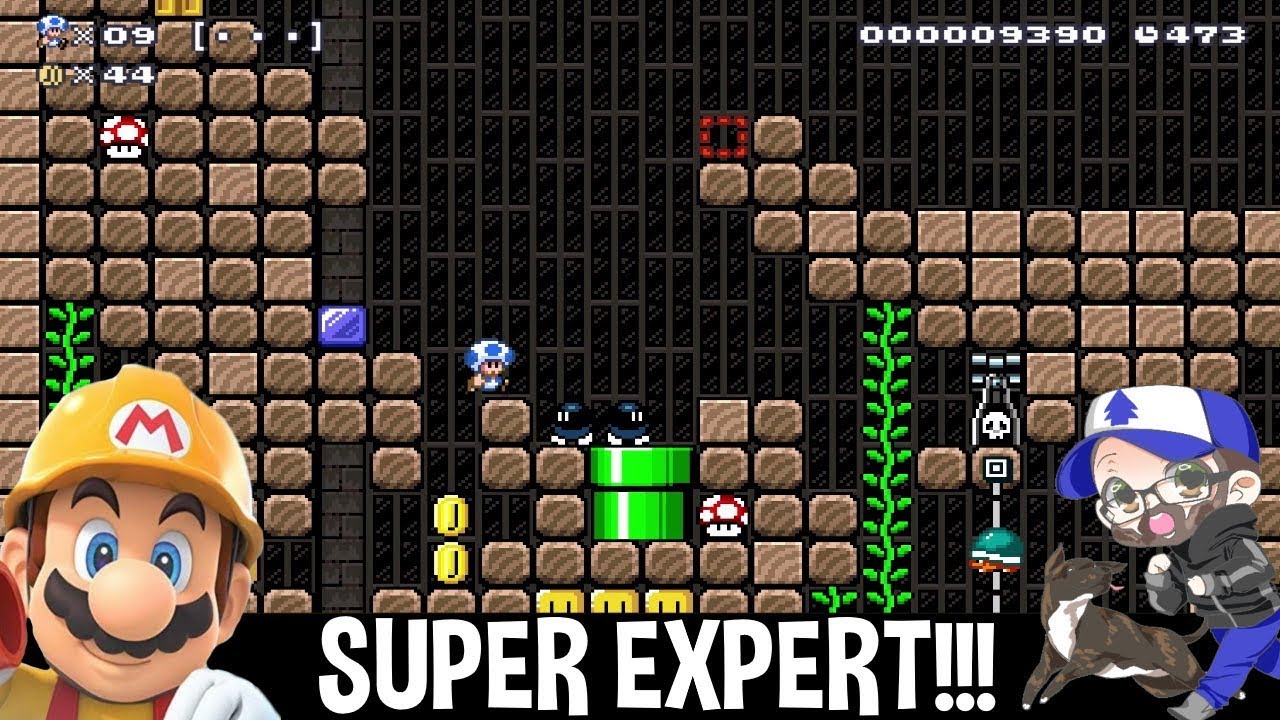 Mario Goes Spelunky - Super Mario Maker 2 (Super Expert Levels) mario maker 2 android