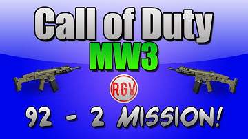 92 - 2 Kill Confirmed on Mission! (Call of Duty: MW3 Multiplayer Gameplay)