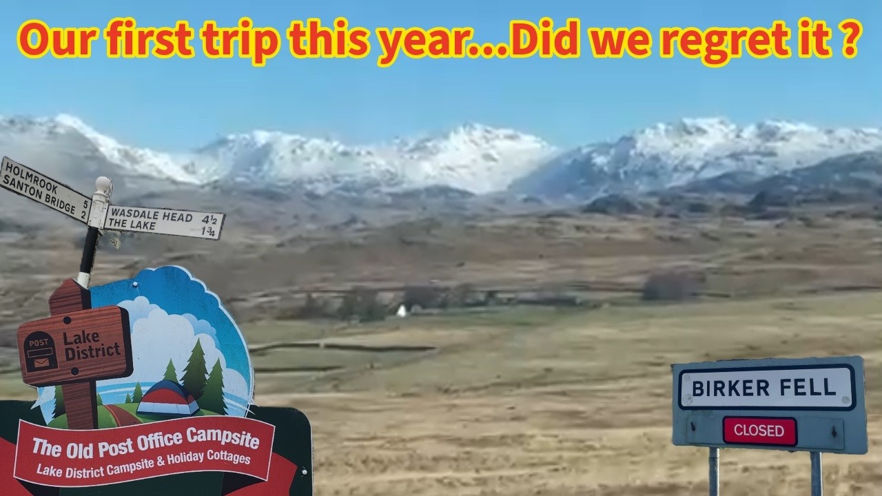 vanlife adventures... Our first trip out in 2026....Frozen waters ,Closed roads and Muddy footpaths