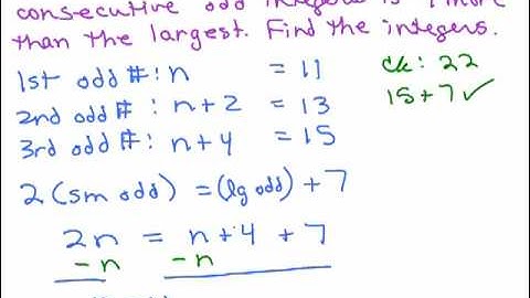 Consecutive Integer Problem - 2