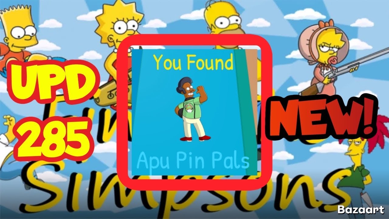 ‼️НОВОЕ ОБНОВЛЕНИЕ 285‼️ Как найти APU PIN PALS Morph в игре Find the Simpsons 