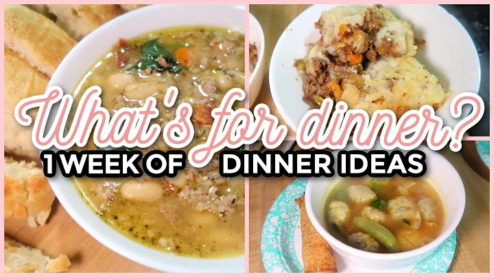 WHAT'S FOR DINNER? | 7 Real-Life Family Meal Ideas
