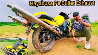 BULLET PATIALA SILENCER IN HAYABUSA || Awaz To Suno ?