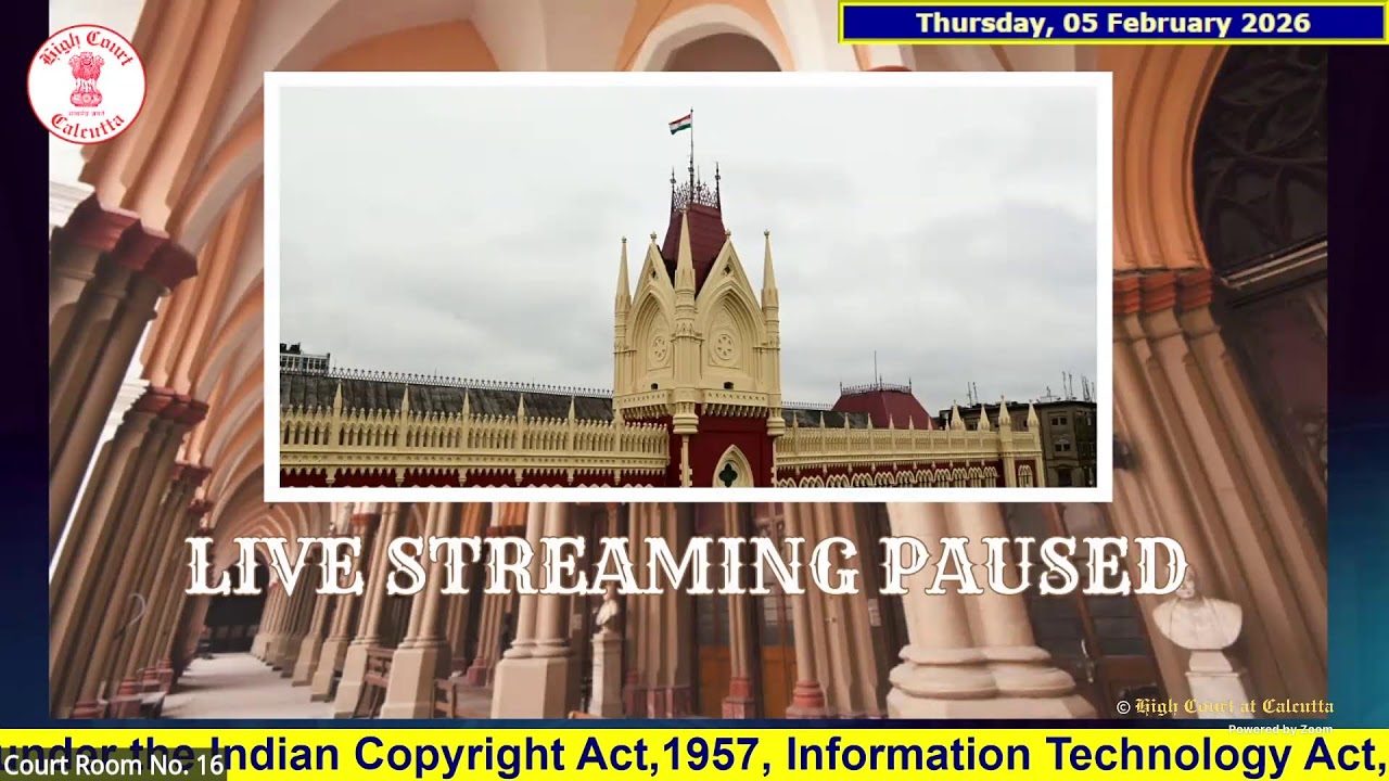 05 February 2026 | Court No. 16 | Live Streaming of the Court proceedings.
