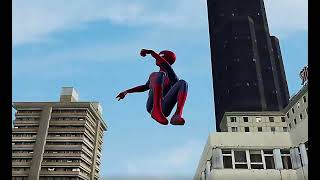 Spider-Man swinging animation.