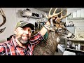 ***SUPER EASY*** WHITETAIL TAXIDERMY!! HOW TO MOUNT A DEER HEAD (FIRST HAND VIEW) SEE MY PROCESS!!!