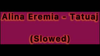 Alina Eremia - Tatuaj (Slowed)