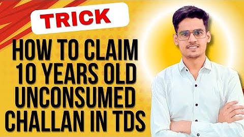 How to adjust Old year Challan in TDS #TDS #TDSreturn #form26q