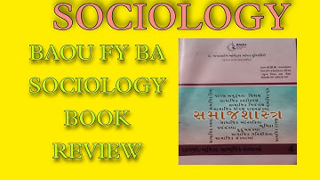 Baou FYBA Sociology book review SOCM&SOCS -101&102 (@ALL_EDUCATION_1108)