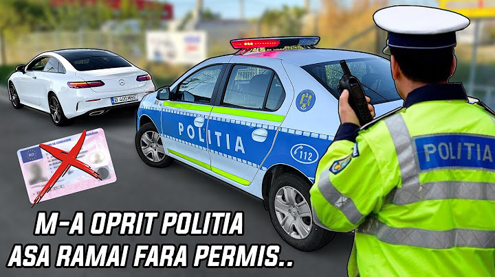 M-A OPRIT POLITIA *ASA RAMAI FARA PERMIS*