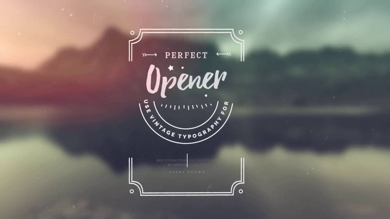 Vintage Titles After Effects Template
