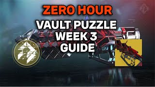 Vault Puzzle 3 in Zero Hour Guide | Intrinsic Perk