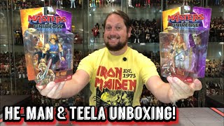 He-Man & Teela Masters Of The Universe Unboxing & Review!