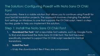 Finding an XLIFF Editor that Supports the Santali Language screenshot 4