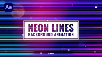 NEON LINES Background Animation | After Effects Tutorial