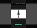 🚶‍♀️ FEMALE WALK CYCLE (FRONT VIEW) 🚶‍♀️ #AnatomyForArtists #CharacterAnimation #3DAsset #Blender3