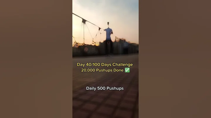 Day 40/100 days challenge 20,000 pushups done ✅ #viral #motivation #shorts #pushupchallenge #pushups