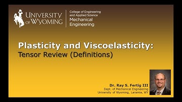 Tensor Review (Definitions)