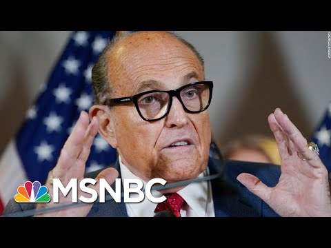 Giuliani Pushes Unproven Claims Of Voter Fraud On Thursday‌ | Morning Joe | MSNBC