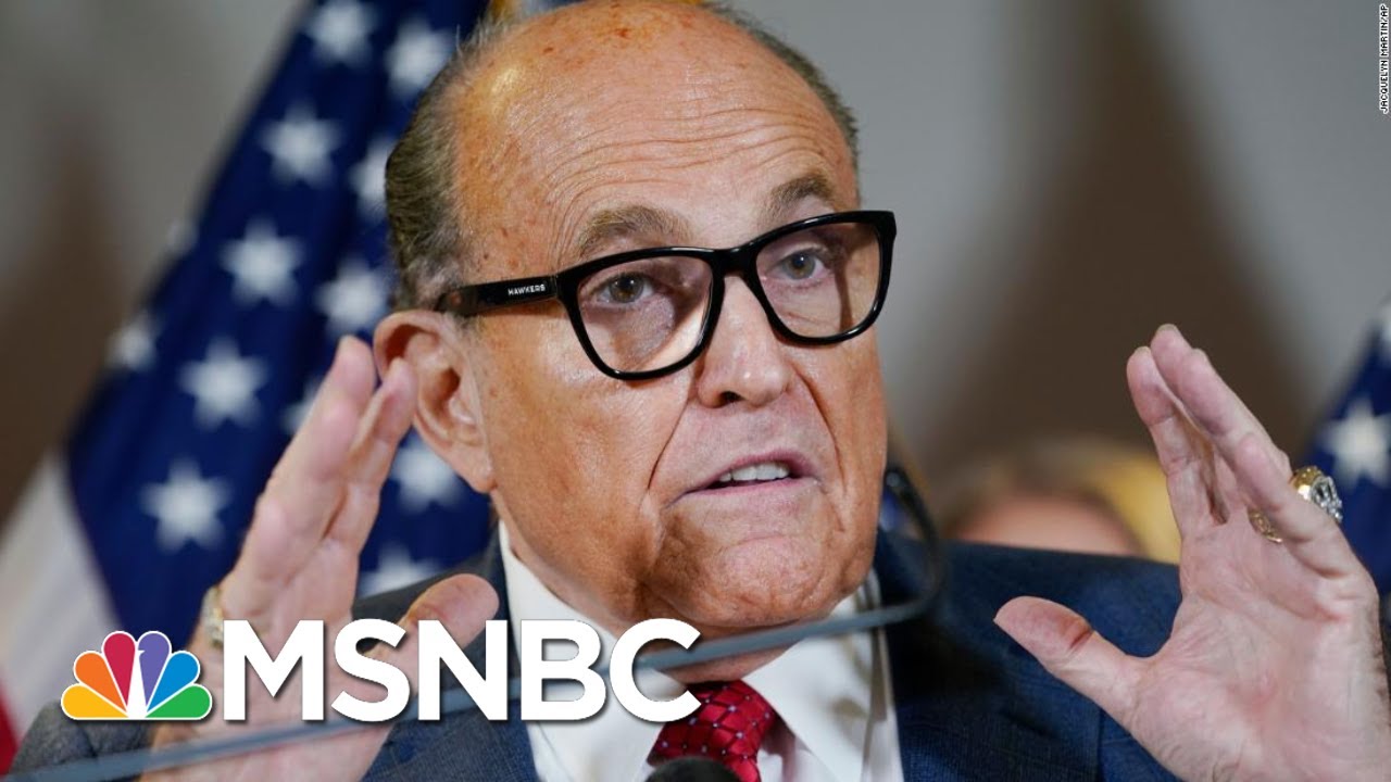 Giuliani Pushes Unproven Claims Of Voter Fraud On Thursday | Morning Joe | MSNBC
