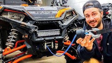 Installing Synthetic Winch Line, Stopper & Hook on Polaris Sportsman XP 1000 S