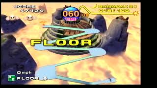 Super Monkey Ball beginner (warpless) in 2:06 (2:54 extras)