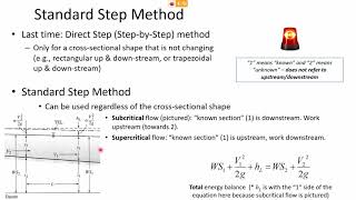 Standard Step Method for Water Surface Profiles - CE 331 Class 37 (22 April 2020)