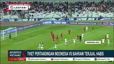 Kluivert Panggil 27 Pemain , Sementara Tiket Pertandingan Indonesia vs Bahrain Ludes