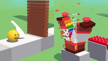 Slice It All 🔪 🖍 Game Levels 1-5 Updated Gameplay Walkthrough iOS Android