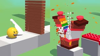 Slice It All 🔪 🖍 Game Levels 1-5 Updated Gameplay Walkthrough iOS Android